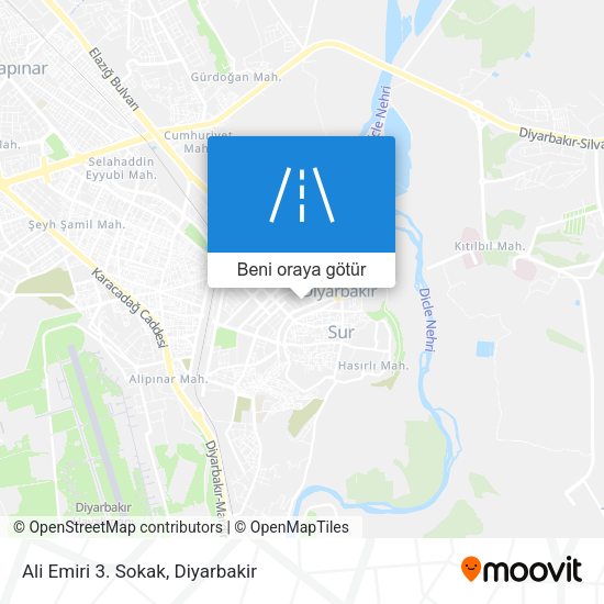 Ali Emiri 3. Sokak harita
