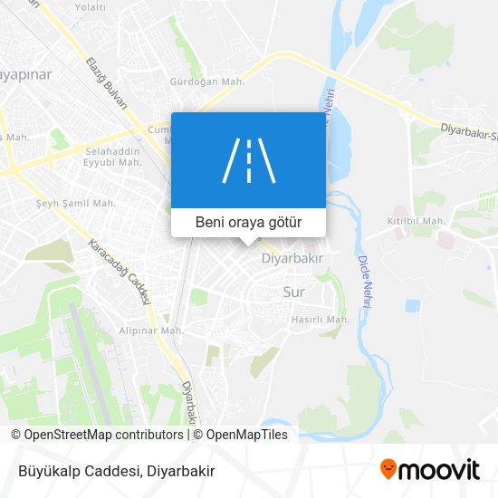 Büyükalp Caddesi harita