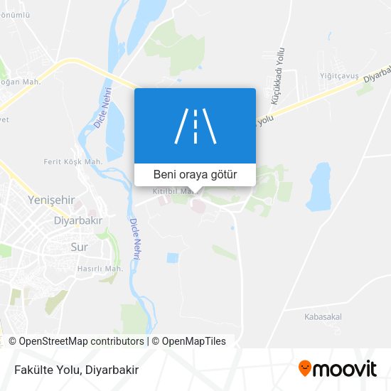 Fakülte Yolu harita