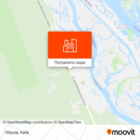 Карта Обухів
