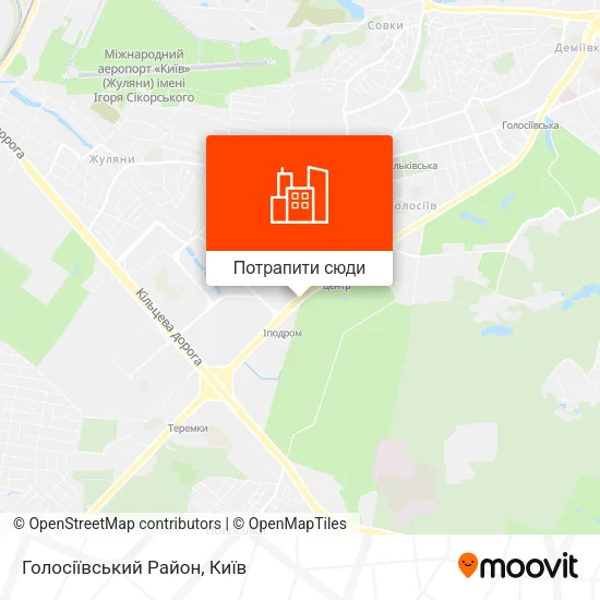 Карта Голосіївський Район