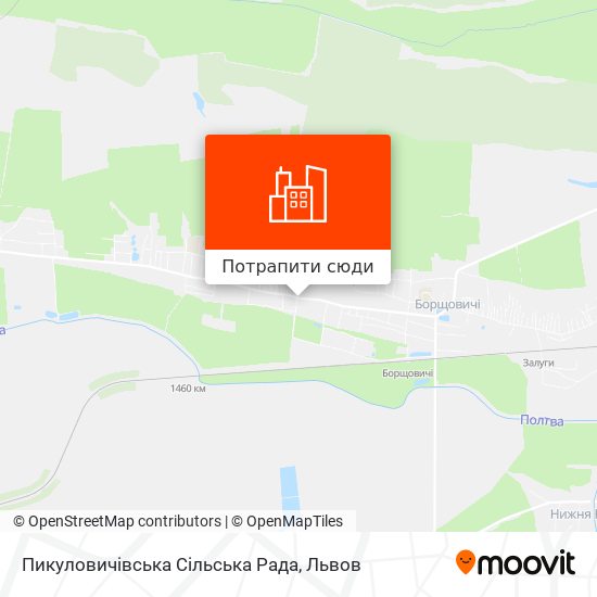 Карта Пикуловичівська Сільська Рада