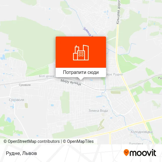 Карта Рудне