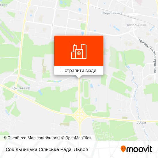 Карта Сокільницька Сільська Рада