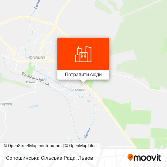 Карта Сопошинська Сільська Рада