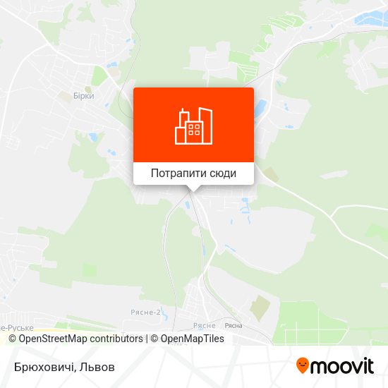 Карта Брюховичі