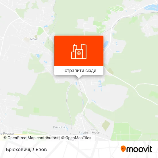 Карта Брюховичі