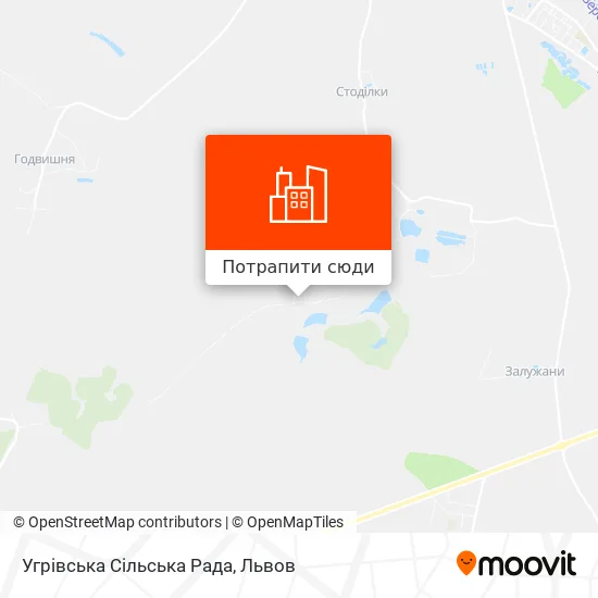 Карта Угрівська Сільська Рада