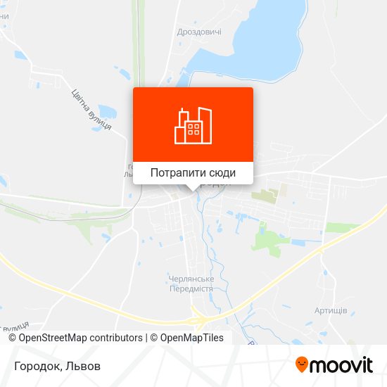 Карта Городок