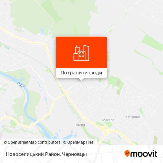 Карта Новоселицький Район