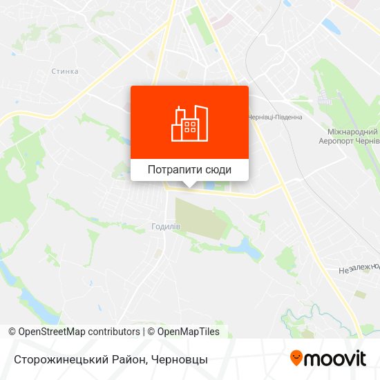 Карта Сторожинецький Район