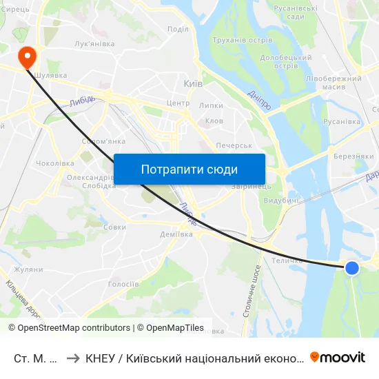 Ст. М. Славутич to КНЕУ / Київський національний економічний університет ім. В. Гетьмана map