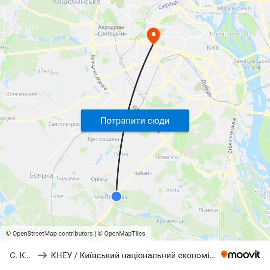 С. Круглик to КНЕУ / Київський національний економічний університет ім. В. Гетьмана map
