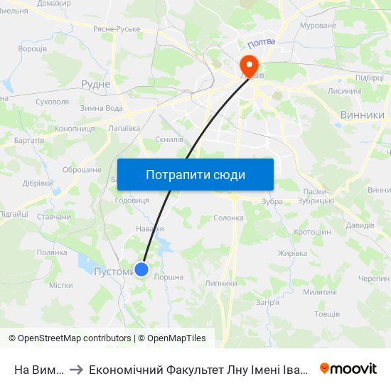 На Вимогу to Економічний Факультет Лну Імені Івана Франка map