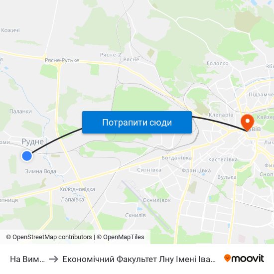 На Вимогу to Економічний Факультет Лну Імені Івана Франка map