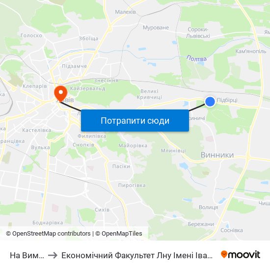 На Вимогу to Економічний Факультет Лну Імені Івана Франка map