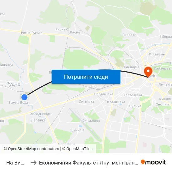На Вимогу to Економічний Факультет Лну Імені Івана Франка map