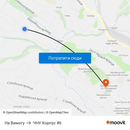 На Вимогу to ЧНУ Корпус #6 map