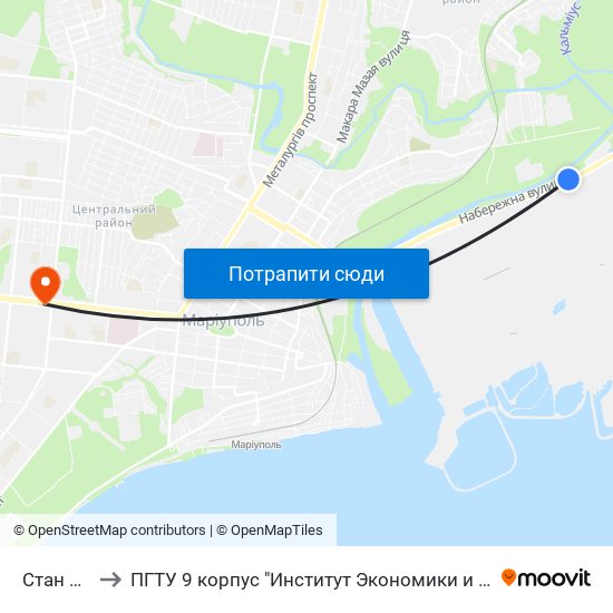 Стан 3600 to ПГТУ 9 корпус "Институт Экономики и Менеджмента" map