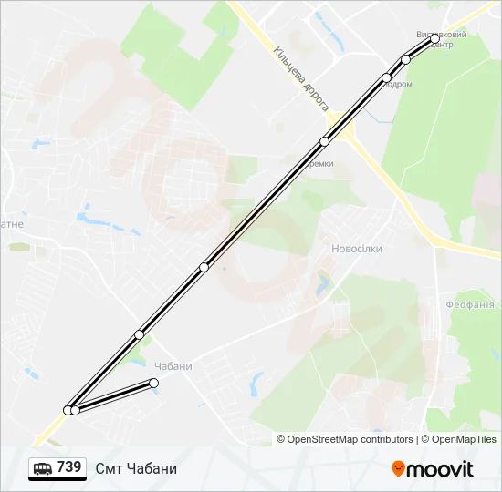 739 Shuttle Line Map