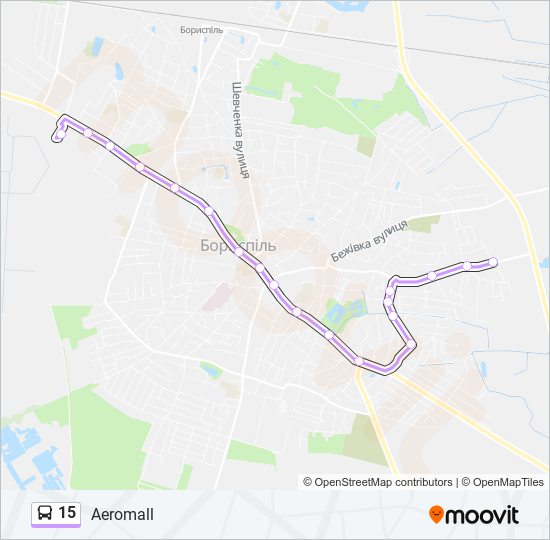 15 bus Line Map