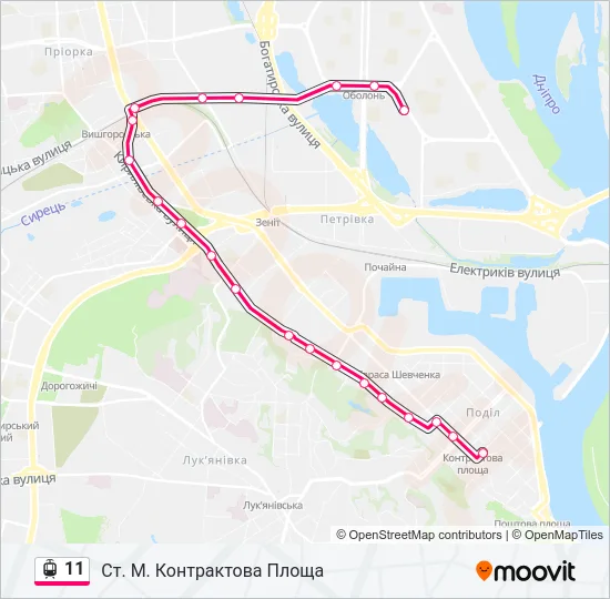 11 Light Rail Line Map