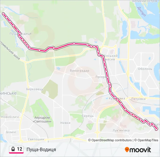 12 Light Rail Line Map