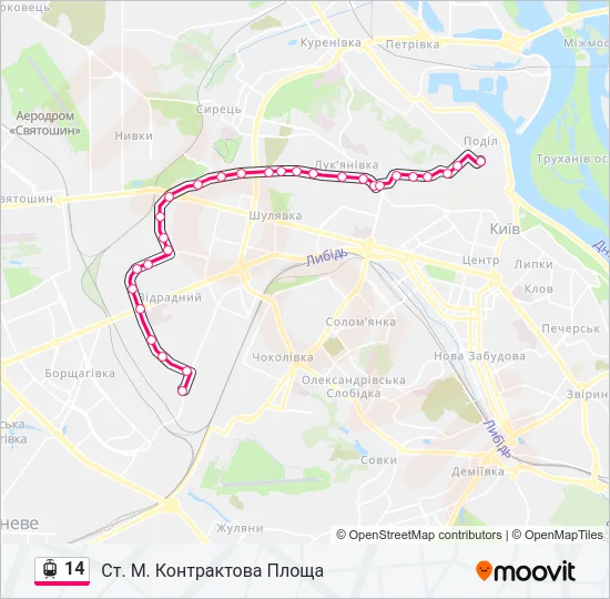 14 Light Rail Line Map