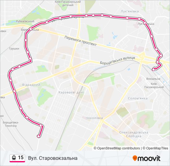 15 light rail Line Map