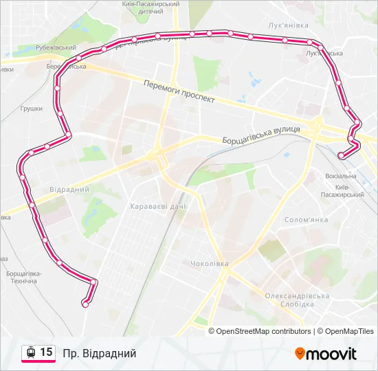 15 Light Rail Line Map