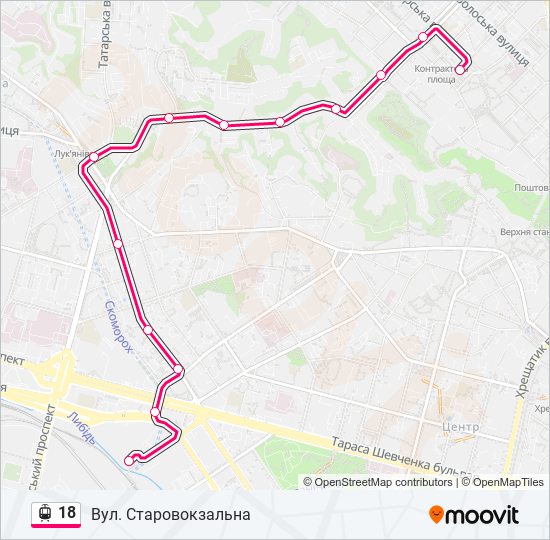 18 light rail Line Map