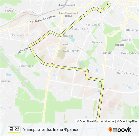 22  Карта лінії