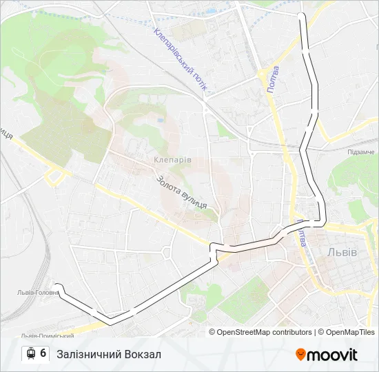 6 Light Rail Line Map