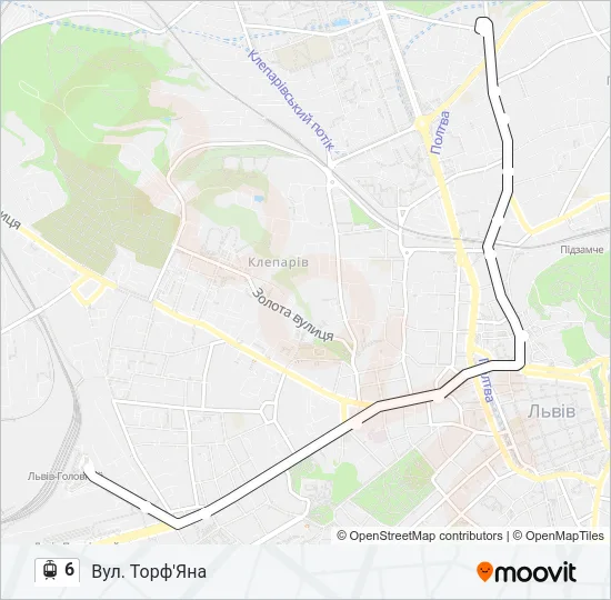 6 Light Rail Line Map