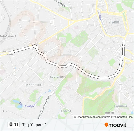 11 Light Rail Line Map