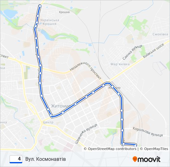 Троллейбус 27 маршрут на карте