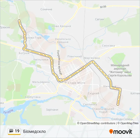 19 Shuttle Line Map