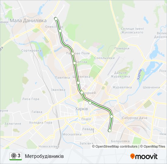 3 metro Line Map