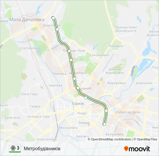 3 Metro Line Map