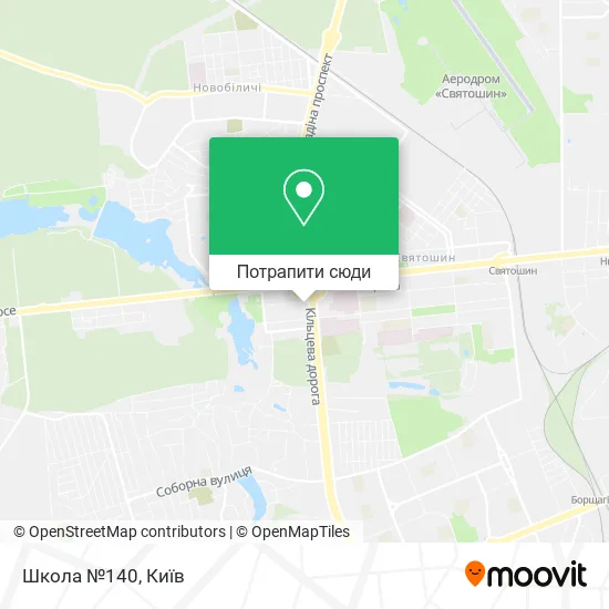 Карта Школа №140