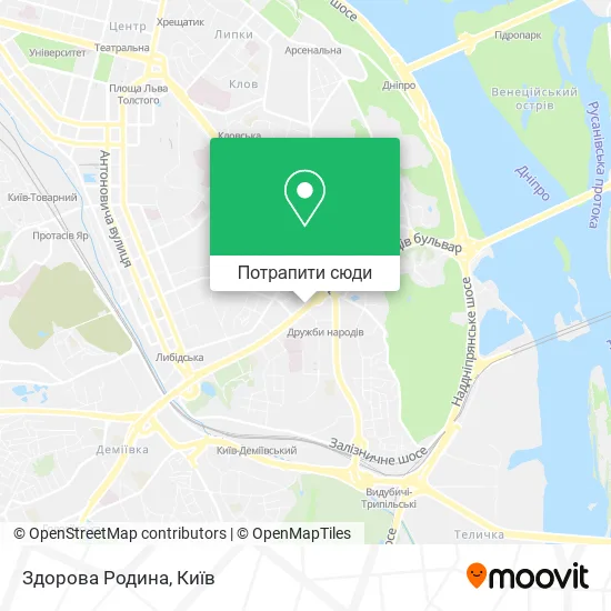 Карта Здорова Родина
