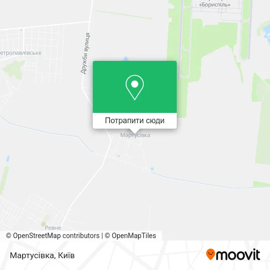 Карта Мартусівка