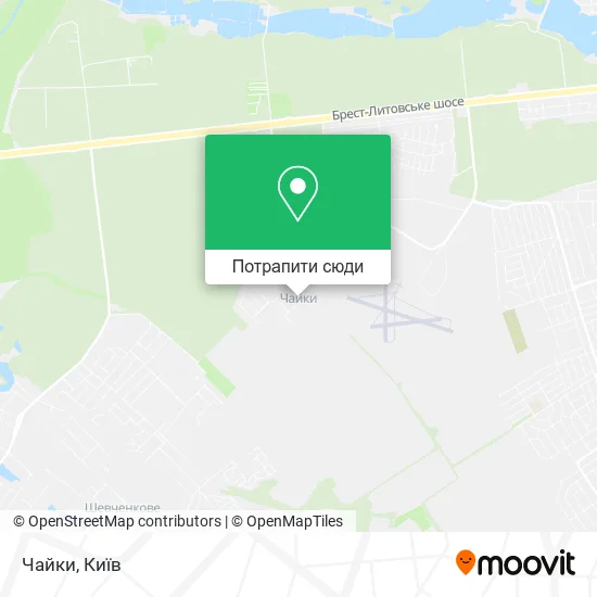 Карта Чайки