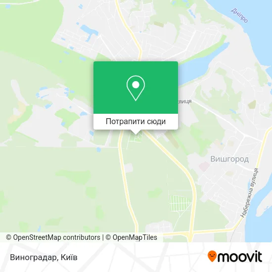 Карта Виноградар