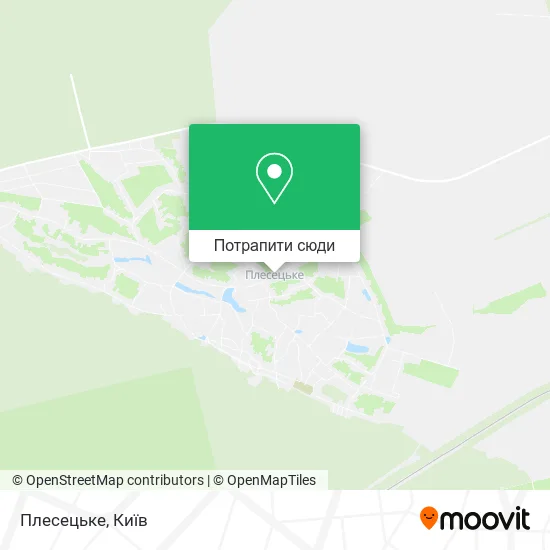 Карта Плесецьке