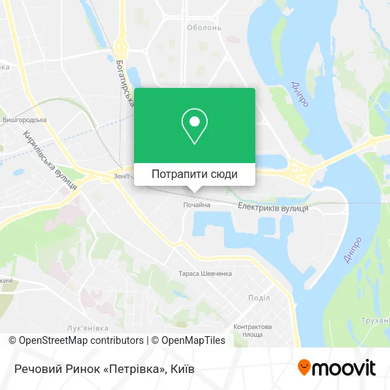 Карта Речовий Ринок «Петрівка»