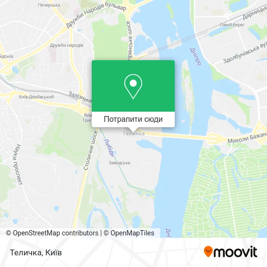 Карта Теличка