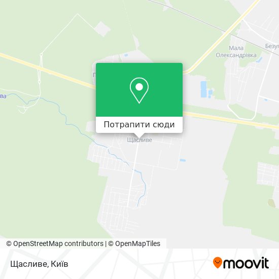 Карта Щасливе