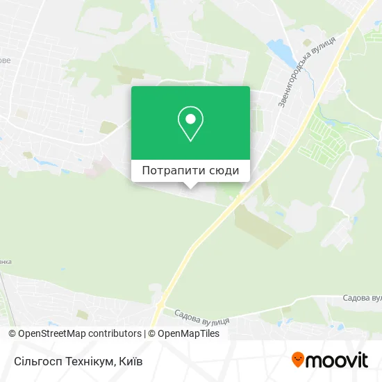 Карта Сільгосп Технікум