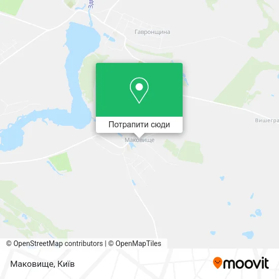 Карта Маковище